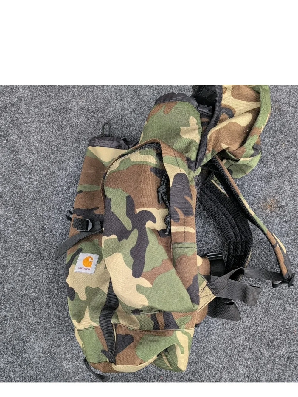 Carhartt Camouflage Guardian Backpack Hunting Hiking Outdoors Waist Strap RARE